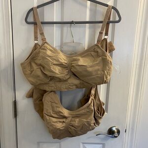 Kindred Bravely Tan Nursing Bra Set